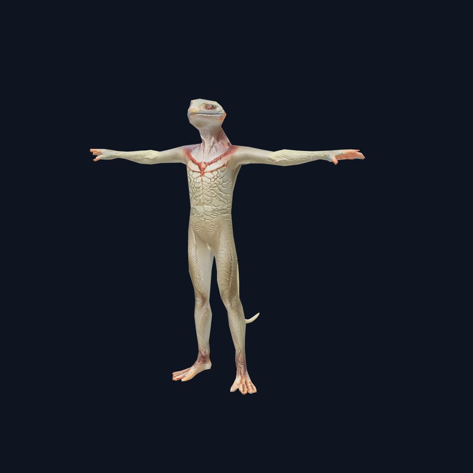 Anthropomorphic Lizard Model Pack for Game and Animation